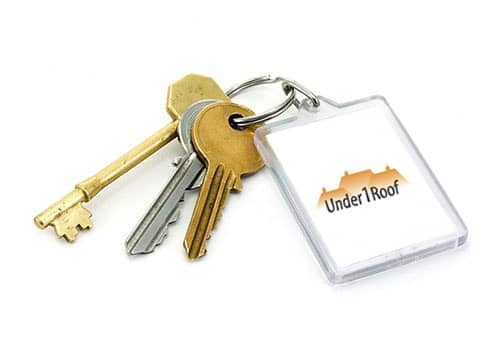 Image of keys on a keychain